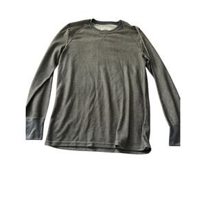 Magellan Outdoors Gray Long Sleeve Crew Neck Classic Fit Shirt Men's Size Large